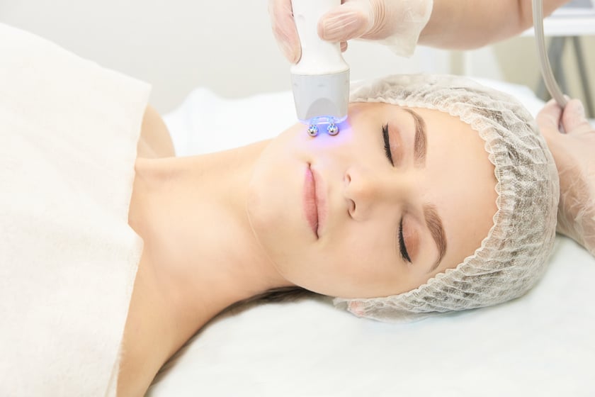 Facial Microcurrent Treatment Up Close